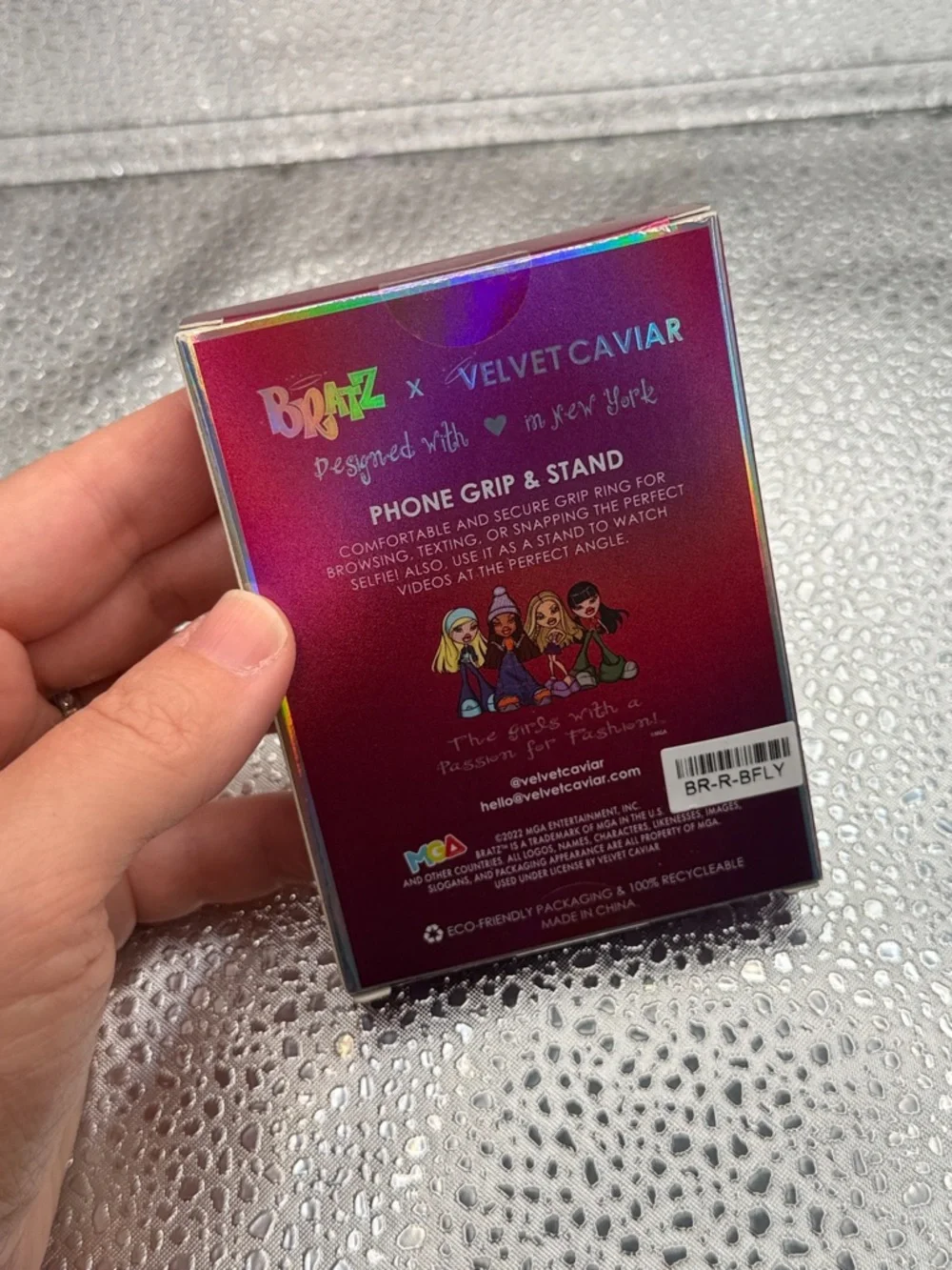 BRATZ x Velvet Caviar Butterfly Eyes Grip Ring - Brown
